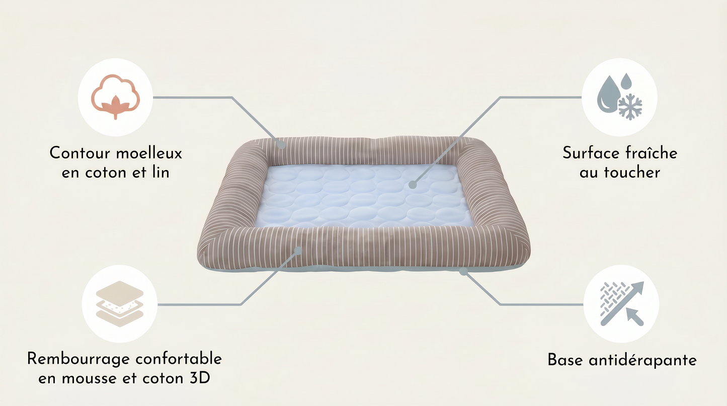 Coussin rafraichissant pour animaux Frilou™